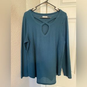 Sweater with neck detail
